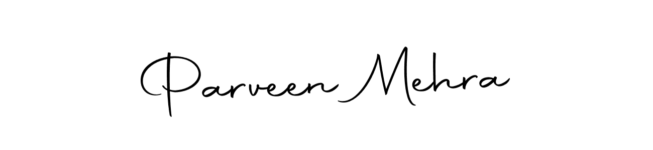 Also we have Parveen Mehra name is the best signature style. Create professional handwritten signature collection using Autography-DOLnW autograph style. Parveen Mehra signature style 10 images and pictures png