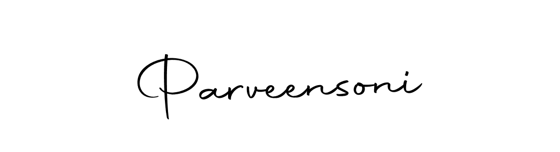 Make a beautiful signature design for name Parveensoni. Use this online signature maker to create a handwritten signature for free. Parveensoni signature style 10 images and pictures png