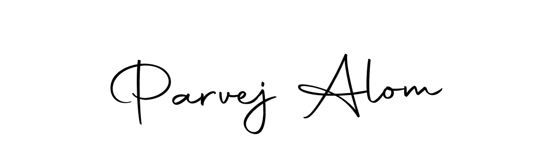 Design your own signature with our free online signature maker. With this signature software, you can create a handwritten (Autography-DOLnW) signature for name Parvej Alom. Parvej Alom signature style 10 images and pictures png