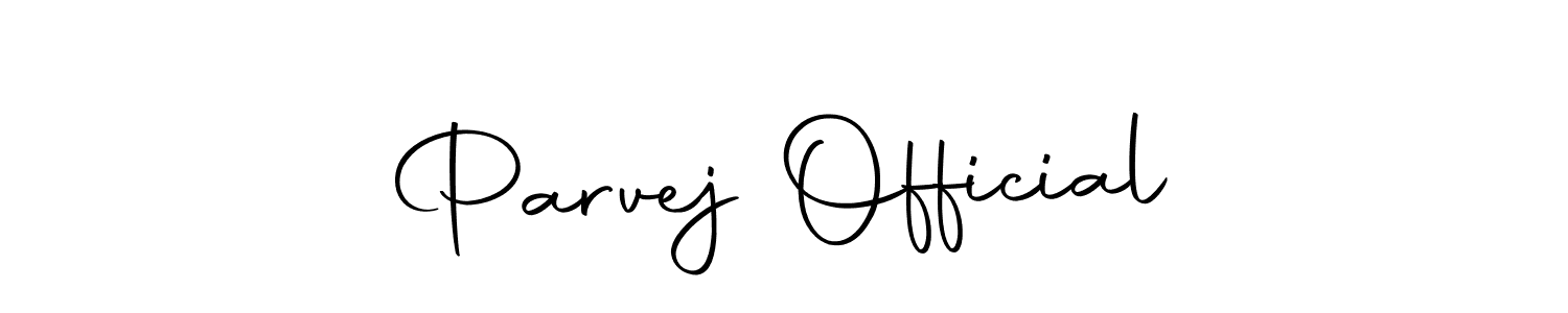 How to make Parvej Official signature? Autography-DOLnW is a professional autograph style. Create handwritten signature for Parvej Official name. Parvej Official signature style 10 images and pictures png