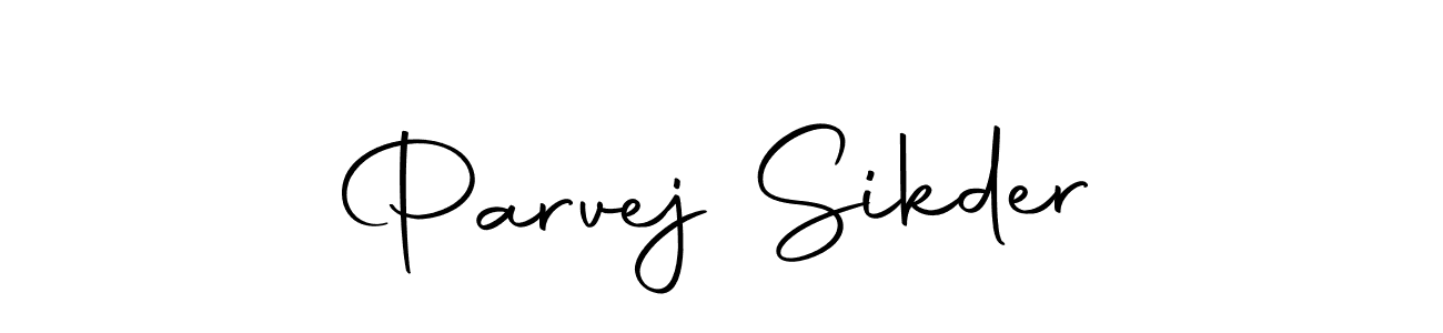 if you are searching for the best signature style for your name Parvej Sikder. so please give up your signature search. here we have designed multiple signature styles  using Autography-DOLnW. Parvej Sikder signature style 10 images and pictures png
