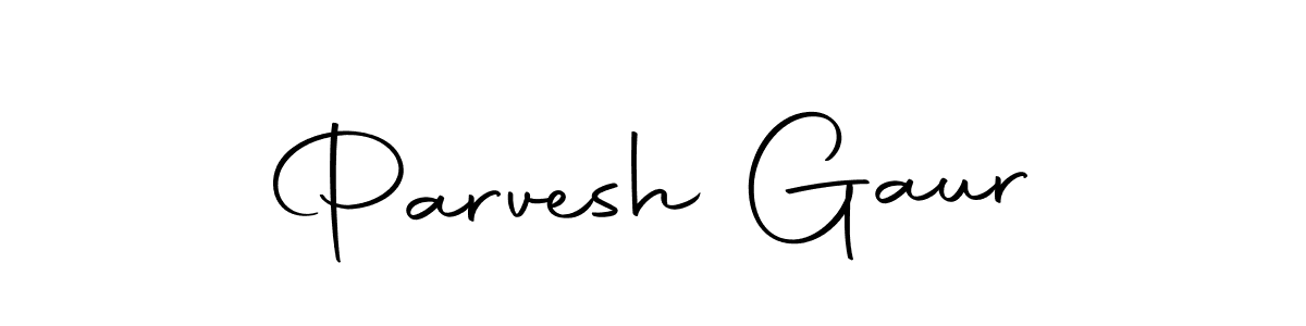 Make a beautiful signature design for name Parvesh Gaur. With this signature (Autography-DOLnW) style, you can create a handwritten signature for free. Parvesh Gaur signature style 10 images and pictures png