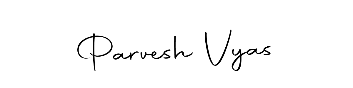 It looks lik you need a new signature style for name Parvesh Vyas. Design unique handwritten (Autography-DOLnW) signature with our free signature maker in just a few clicks. Parvesh Vyas signature style 10 images and pictures png