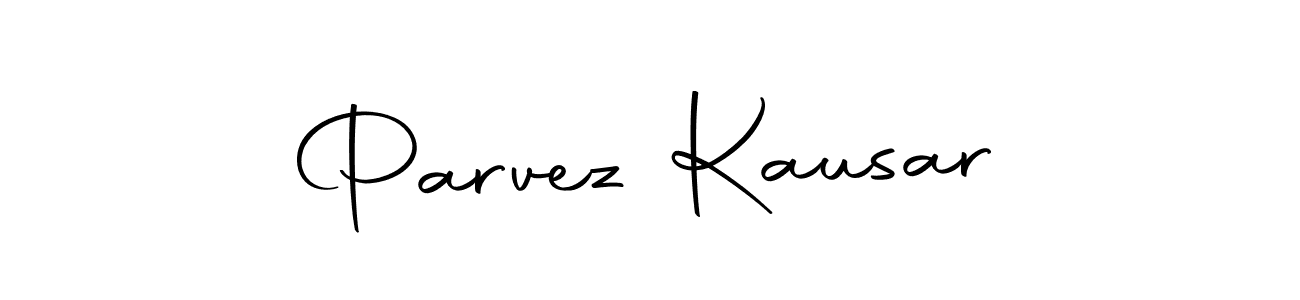 Make a beautiful signature design for name Parvez Kausar. Use this online signature maker to create a handwritten signature for free. Parvez Kausar signature style 10 images and pictures png