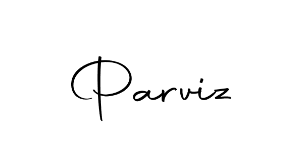 Make a beautiful signature design for name Parviz. With this signature (Autography-DOLnW) style, you can create a handwritten signature for free. Parviz signature style 10 images and pictures png