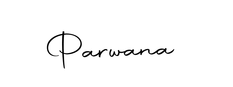The best way (Autography-DOLnW) to make a short signature is to pick only two or three words in your name. The name Parwana  include a total of six letters. For converting this name. Parwana  signature style 10 images and pictures png