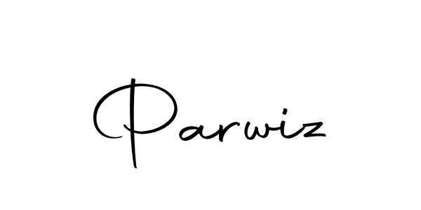 Use a signature maker to create a handwritten signature online. With this signature software, you can design (Autography-DOLnW) your own signature for name Parwiz. Parwiz signature style 10 images and pictures png