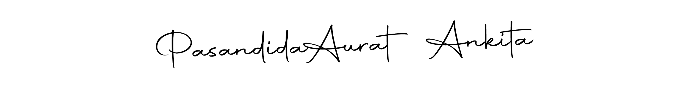 The best way (Autography-DOLnW) to make a short signature is to pick only two or three words in your name. The name Pasandida  Aurat Ankita include a total of six letters. For converting this name. Pasandida  Aurat Ankita signature style 10 images and pictures png
