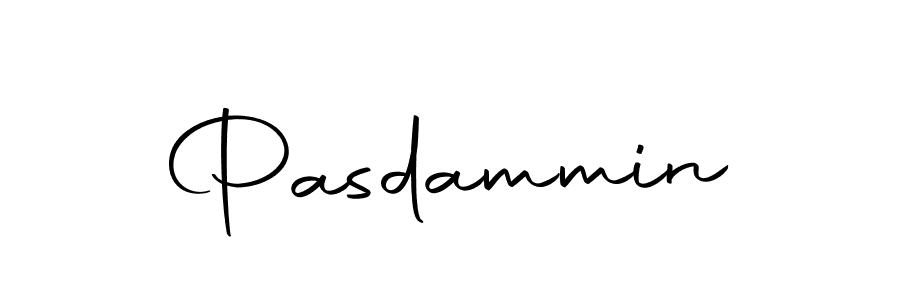 Make a beautiful signature design for name Pasdammin. With this signature (Autography-DOLnW) style, you can create a handwritten signature for free. Pasdammin signature style 10 images and pictures png