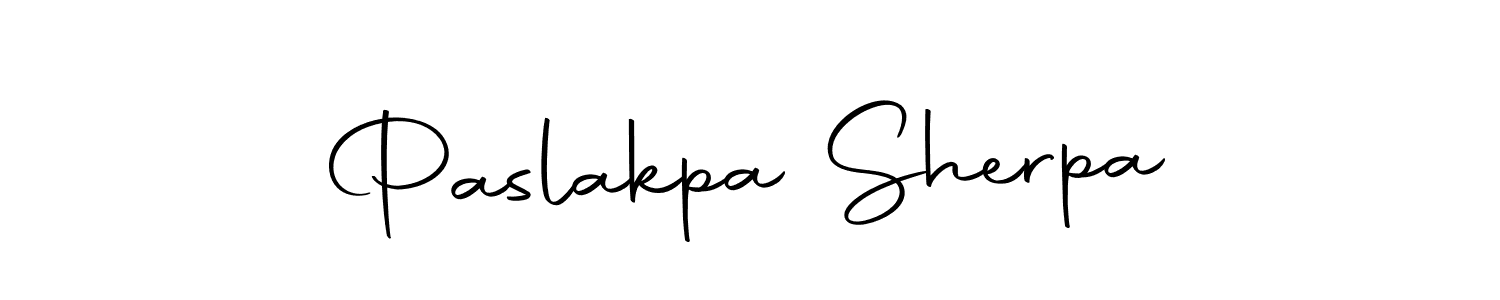 Make a beautiful signature design for name Paslakpa Sherpa. With this signature (Autography-DOLnW) style, you can create a handwritten signature for free. Paslakpa Sherpa signature style 10 images and pictures png