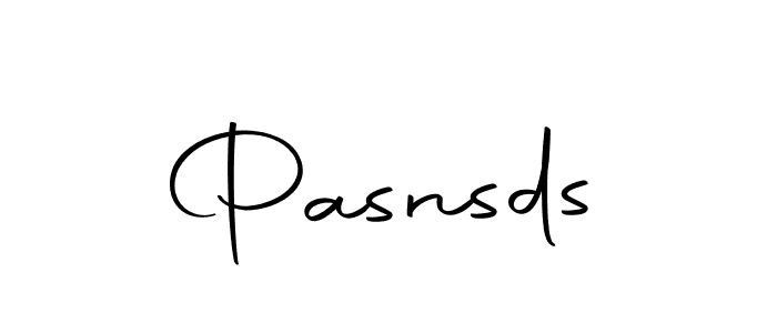 The best way (Autography-DOLnW) to make a short signature is to pick only two or three words in your name. The name Pasnsds include a total of six letters. For converting this name. Pasnsds signature style 10 images and pictures png