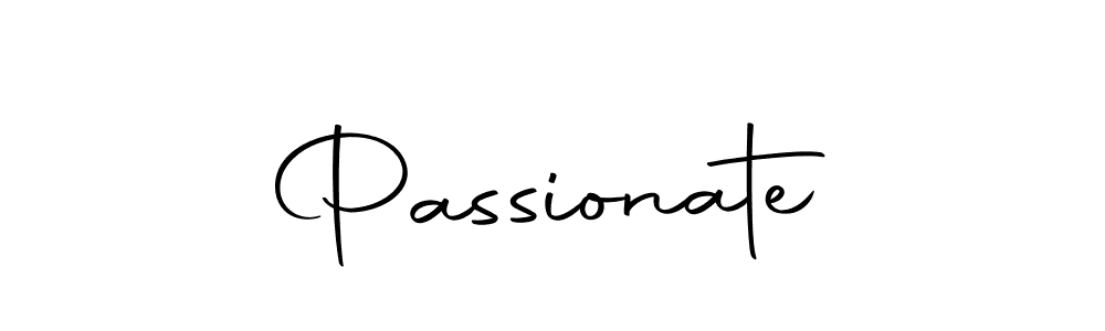 How to make Passionate signature? Autography-DOLnW is a professional autograph style. Create handwritten signature for Passionate name. Passionate signature style 10 images and pictures png