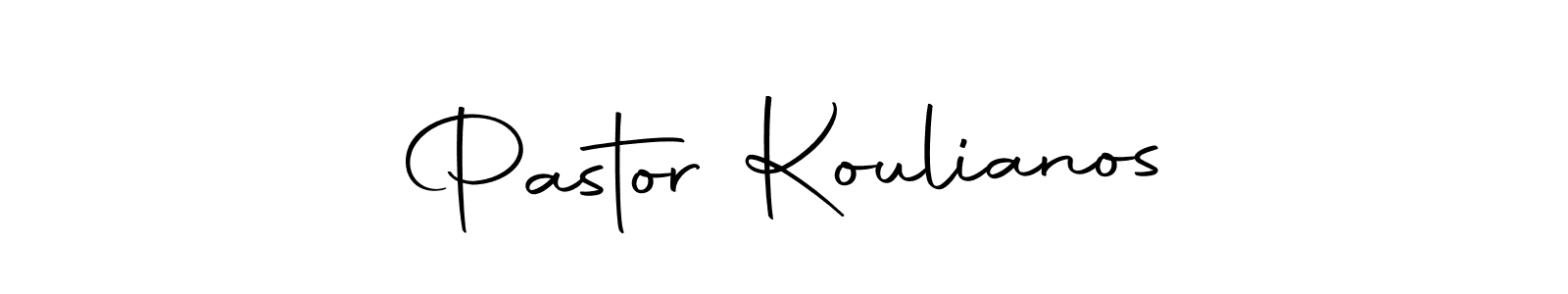 Use a signature maker to create a handwritten signature online. With this signature software, you can design (Autography-DOLnW) your own signature for name Pastor Koulianos. Pastor Koulianos signature style 10 images and pictures png