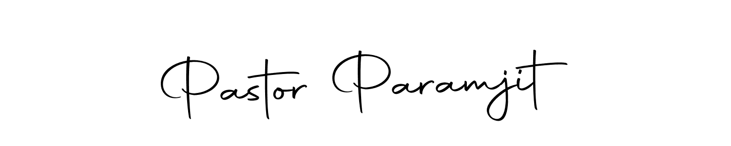 Design your own signature with our free online signature maker. With this signature software, you can create a handwritten (Autography-DOLnW) signature for name Pastor Paramjit. Pastor Paramjit signature style 10 images and pictures png