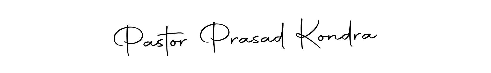 Pastor Prasad Kondra stylish signature style. Best Handwritten Sign (Autography-DOLnW) for my name. Handwritten Signature Collection Ideas for my name Pastor Prasad Kondra. Pastor Prasad Kondra signature style 10 images and pictures png