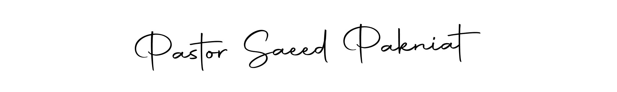 Pastor Saeed Pakniat stylish signature style. Best Handwritten Sign (Autography-DOLnW) for my name. Handwritten Signature Collection Ideas for my name Pastor Saeed Pakniat. Pastor Saeed Pakniat signature style 10 images and pictures png