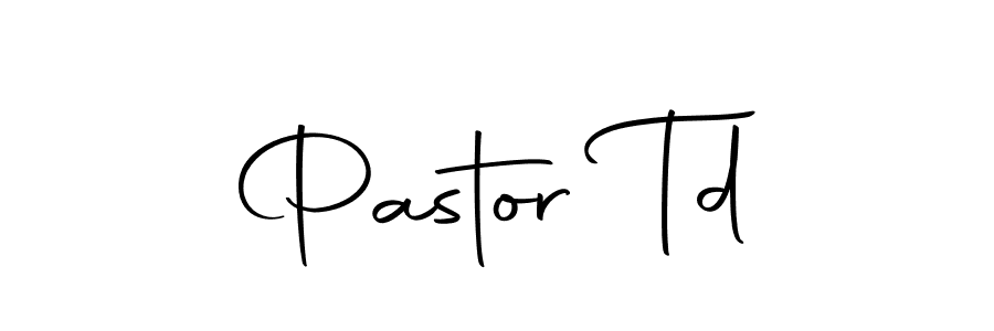 How to make Pastor Td name signature. Use Autography-DOLnW style for creating short signs online. This is the latest handwritten sign. Pastor Td signature style 10 images and pictures png