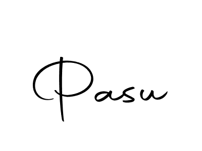 You should practise on your own different ways (Autography-DOLnW) to write your name (Pasu) in signature. don't let someone else do it for you. Pasu signature style 10 images and pictures png