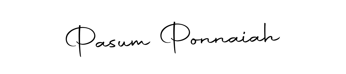 Autography-DOLnW is a professional signature style that is perfect for those who want to add a touch of class to their signature. It is also a great choice for those who want to make their signature more unique. Get Pasum Ponnaiah name to fancy signature for free. Pasum Ponnaiah signature style 10 images and pictures png