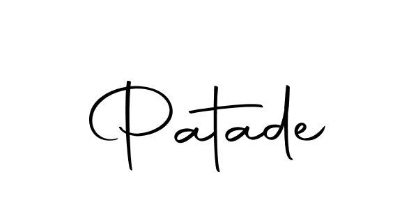 You can use this online signature creator to create a handwritten signature for the name Patade. This is the best online autograph maker. Patade signature style 10 images and pictures png