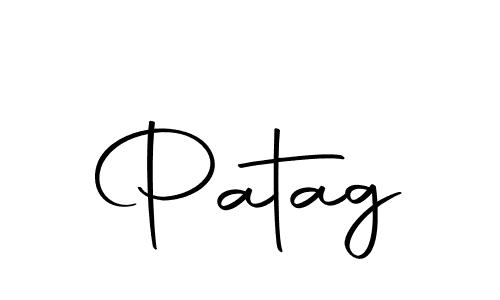 Use a signature maker to create a handwritten signature online. With this signature software, you can design (Autography-DOLnW) your own signature for name Patag. Patag signature style 10 images and pictures png