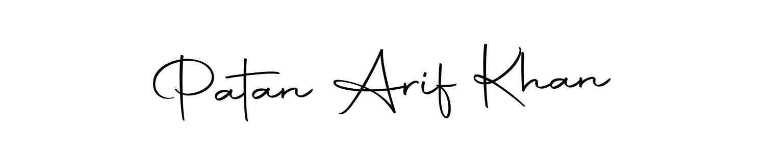 Design your own signature with our free online signature maker. With this signature software, you can create a handwritten (Autography-DOLnW) signature for name Patan Arif Khan. Patan Arif Khan signature style 10 images and pictures png