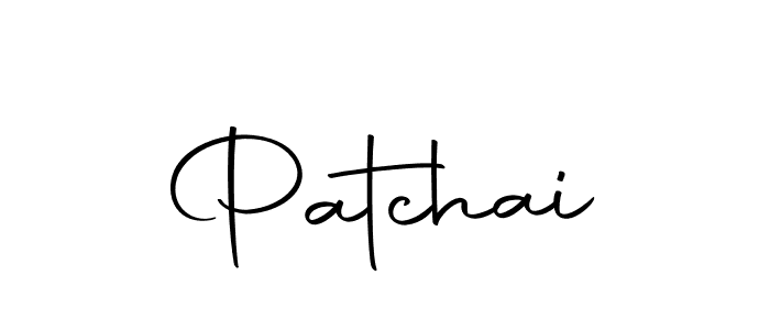 How to make Patchai signature? Autography-DOLnW is a professional autograph style. Create handwritten signature for Patchai name. Patchai signature style 10 images and pictures png