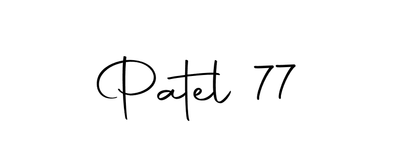 Similarly Autography-DOLnW is the best handwritten signature design. Signature creator online .You can use it as an online autograph creator for name Patel 77. Patel 77 signature style 10 images and pictures png