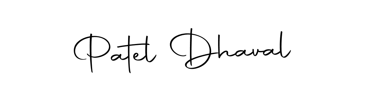 Create a beautiful signature design for name Patel Dhaval. With this signature (Autography-DOLnW) fonts, you can make a handwritten signature for free. Patel Dhaval signature style 10 images and pictures png