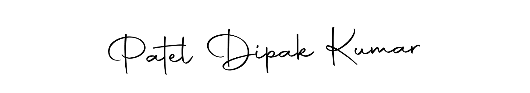 Create a beautiful signature design for name Patel Dipak Kumar. With this signature (Autography-DOLnW) fonts, you can make a handwritten signature for free. Patel Dipak Kumar signature style 10 images and pictures png
