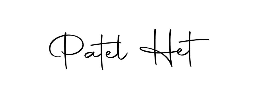 Use a signature maker to create a handwritten signature online. With this signature software, you can design (Autography-DOLnW) your own signature for name Patel Het. Patel Het signature style 10 images and pictures png