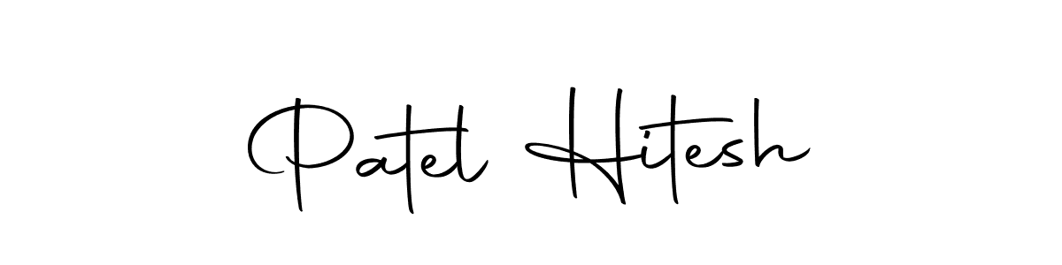 How to make Patel Hitesh signature? Autography-DOLnW is a professional autograph style. Create handwritten signature for Patel Hitesh name. Patel Hitesh signature style 10 images and pictures png