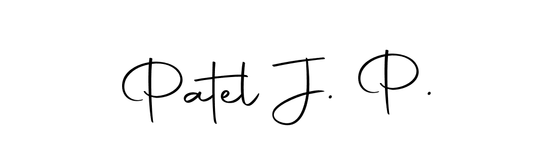 How to make Patel J. P. signature? Autography-DOLnW is a professional autograph style. Create handwritten signature for Patel J. P. name. Patel J. P. signature style 10 images and pictures png