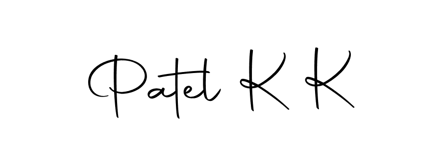 This is the best signature style for the Patel K K name. Also you like these signature font (Autography-DOLnW). Mix name signature. Patel K K signature style 10 images and pictures png