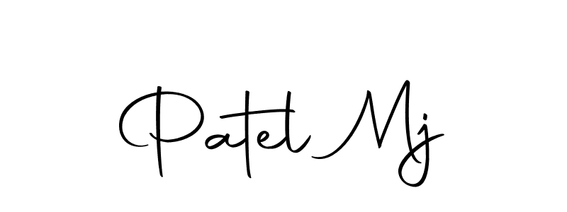 Create a beautiful signature design for name Patel Mj. With this signature (Autography-DOLnW) fonts, you can make a handwritten signature for free. Patel Mj signature style 10 images and pictures png