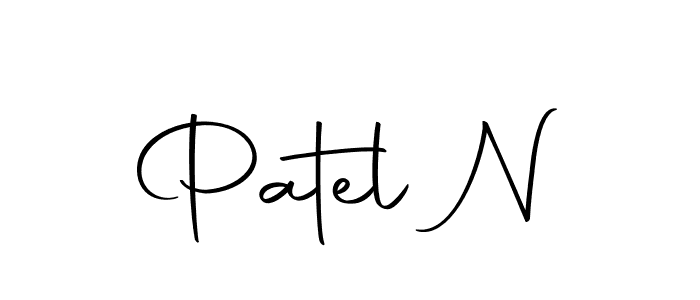 if you are searching for the best signature style for your name Patel N. so please give up your signature search. here we have designed multiple signature styles  using Autography-DOLnW. Patel N signature style 10 images and pictures png