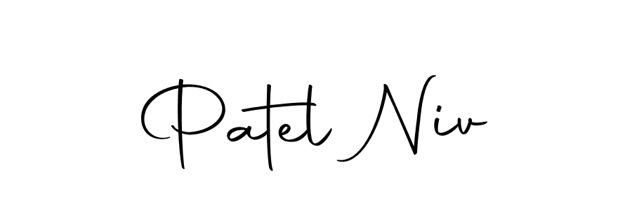 Also we have Patel Niv name is the best signature style. Create professional handwritten signature collection using Autography-DOLnW autograph style. Patel Niv signature style 10 images and pictures png