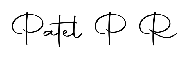 Stand out with a creative autograph for Patel P R. The Autography-DOLnW styling blends modern aesthetics with classic signature flourishes. Patel P R signature style 10 images and pictures png