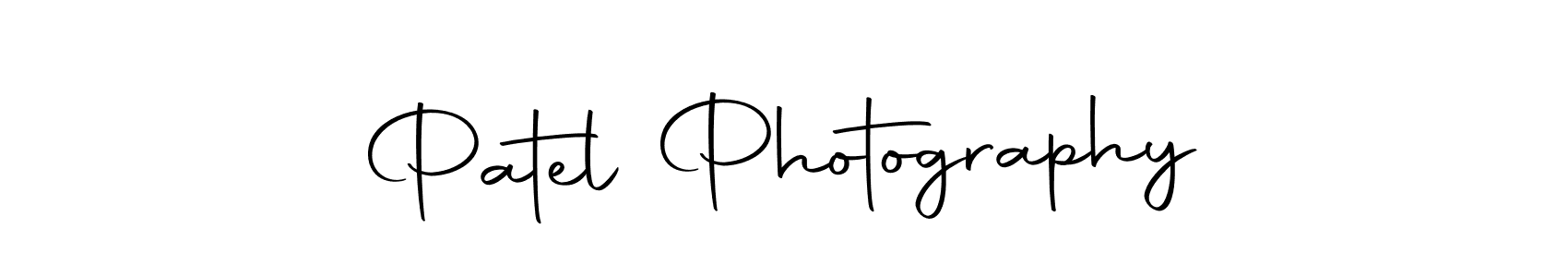 How to make Patel Photography name signature. Use Autography-DOLnW style for creating short signs online. This is the latest handwritten sign. Patel Photography signature style 10 images and pictures png