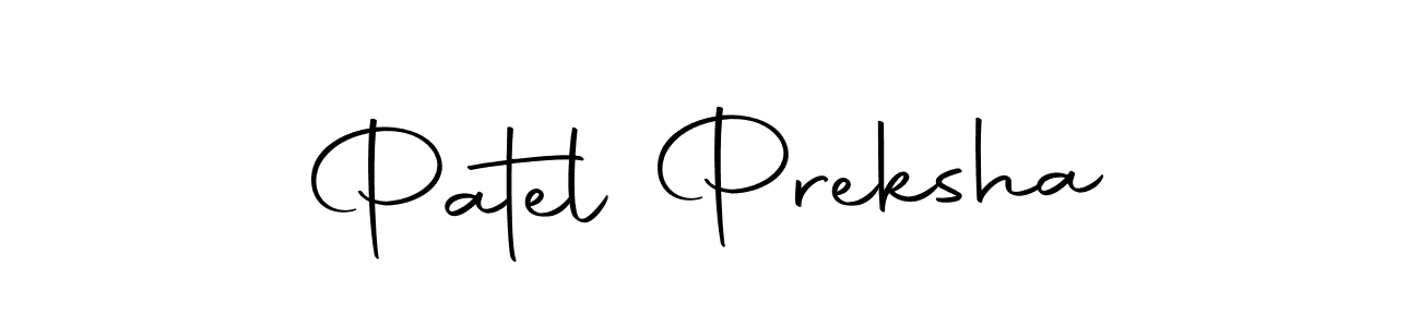 You can use this online signature creator to create a handwritten signature for the name Patel Preksha. This is the best online autograph maker. Patel Preksha signature style 10 images and pictures png