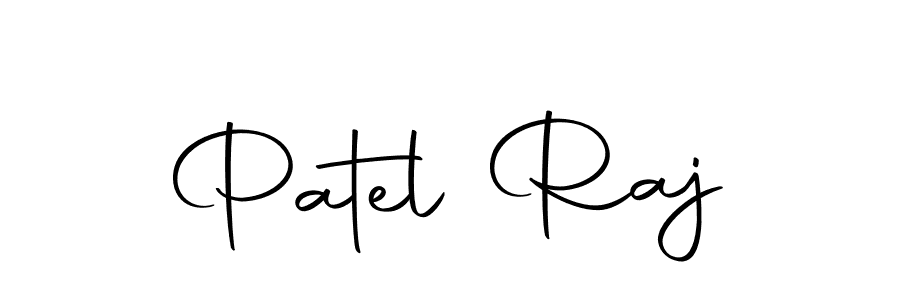 How to make Patel Raj name signature. Use Autography-DOLnW style for creating short signs online. This is the latest handwritten sign. Patel Raj signature style 10 images and pictures png