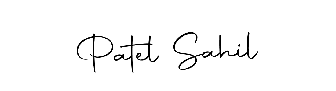 if you are searching for the best signature style for your name Patel Sahil. so please give up your signature search. here we have designed multiple signature styles  using Autography-DOLnW. Patel Sahil signature style 10 images and pictures png
