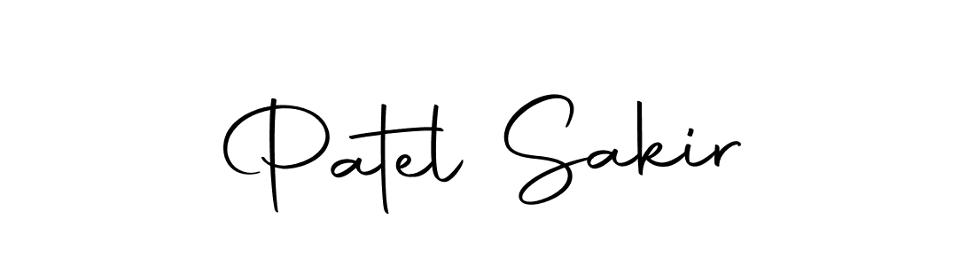 How to make Patel Sakir name signature. Use Autography-DOLnW style for creating short signs online. This is the latest handwritten sign. Patel Sakir signature style 10 images and pictures png