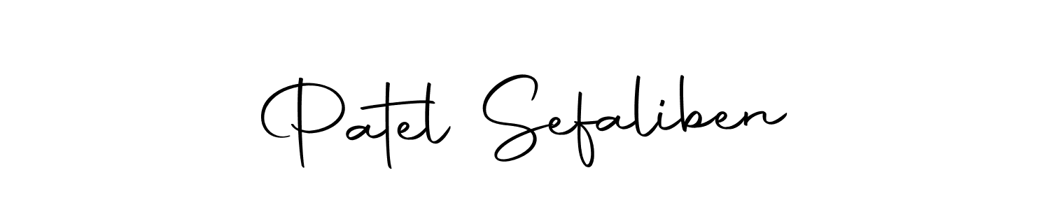 You can use this online signature creator to create a handwritten signature for the name Patel Sefaliben. This is the best online autograph maker. Patel Sefaliben signature style 10 images and pictures png