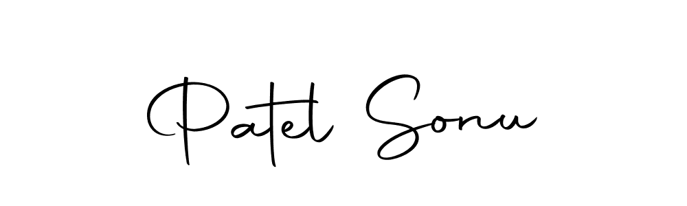 Design your own signature with our free online signature maker. With this signature software, you can create a handwritten (Autography-DOLnW) signature for name Patel Sonu. Patel Sonu signature style 10 images and pictures png