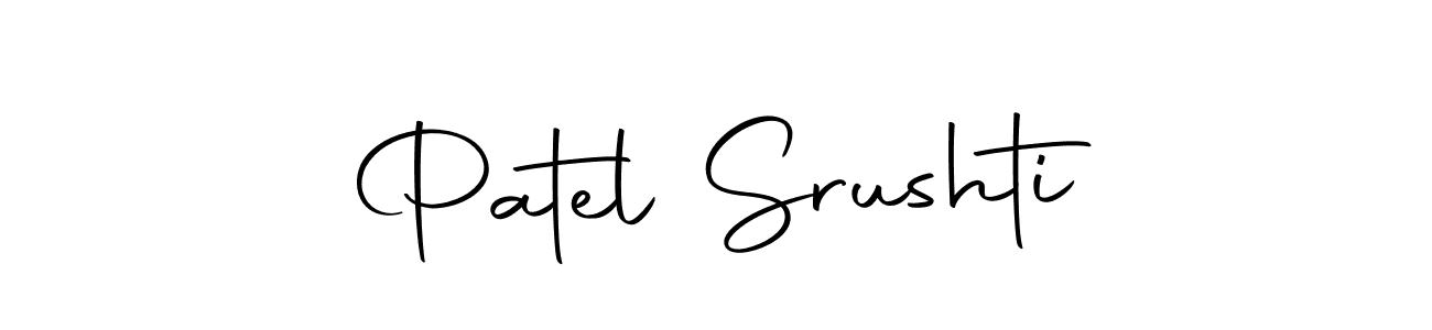 Make a beautiful signature design for name Patel Srushti. Use this online signature maker to create a handwritten signature for free. Patel Srushti signature style 10 images and pictures png