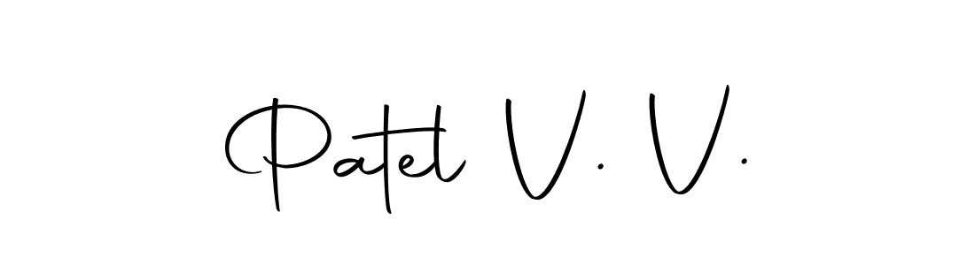 if you are searching for the best signature style for your name Patel V. V.. so please give up your signature search. here we have designed multiple signature styles  using Autography-DOLnW. Patel V. V. signature style 10 images and pictures png