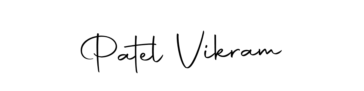 Make a beautiful signature design for name Patel Vikram. With this signature (Autography-DOLnW) style, you can create a handwritten signature for free. Patel Vikram signature style 10 images and pictures png