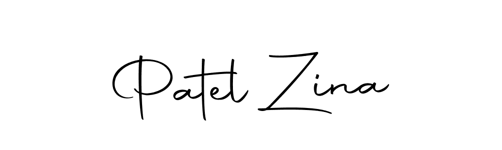Create a beautiful signature design for name Patel Zina. With this signature (Autography-DOLnW) fonts, you can make a handwritten signature for free. Patel Zina signature style 10 images and pictures png