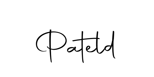Design your own signature with our free online signature maker. With this signature software, you can create a handwritten (Autography-DOLnW) signature for name Pateld. Pateld signature style 10 images and pictures png